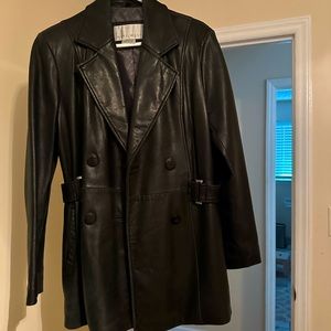 Nine West leather car jacket. Very good condition.